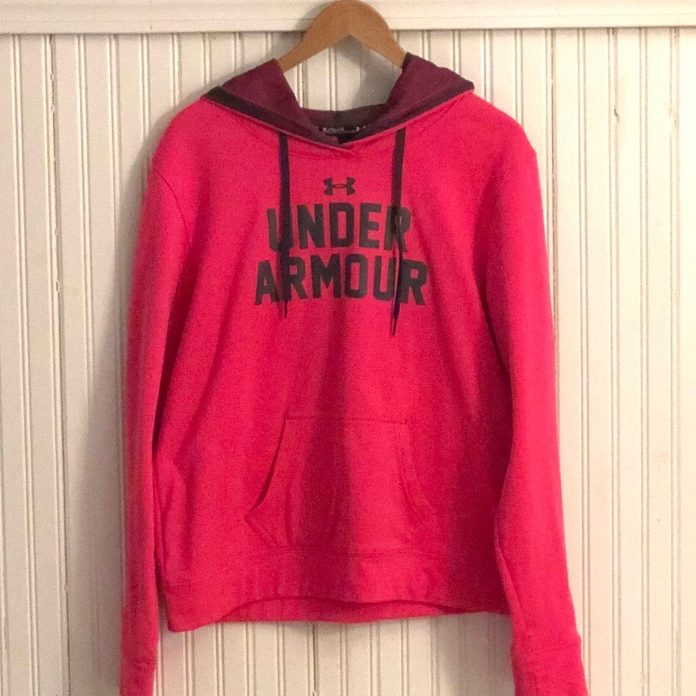 Hot Pink Under Armour Hoodie!